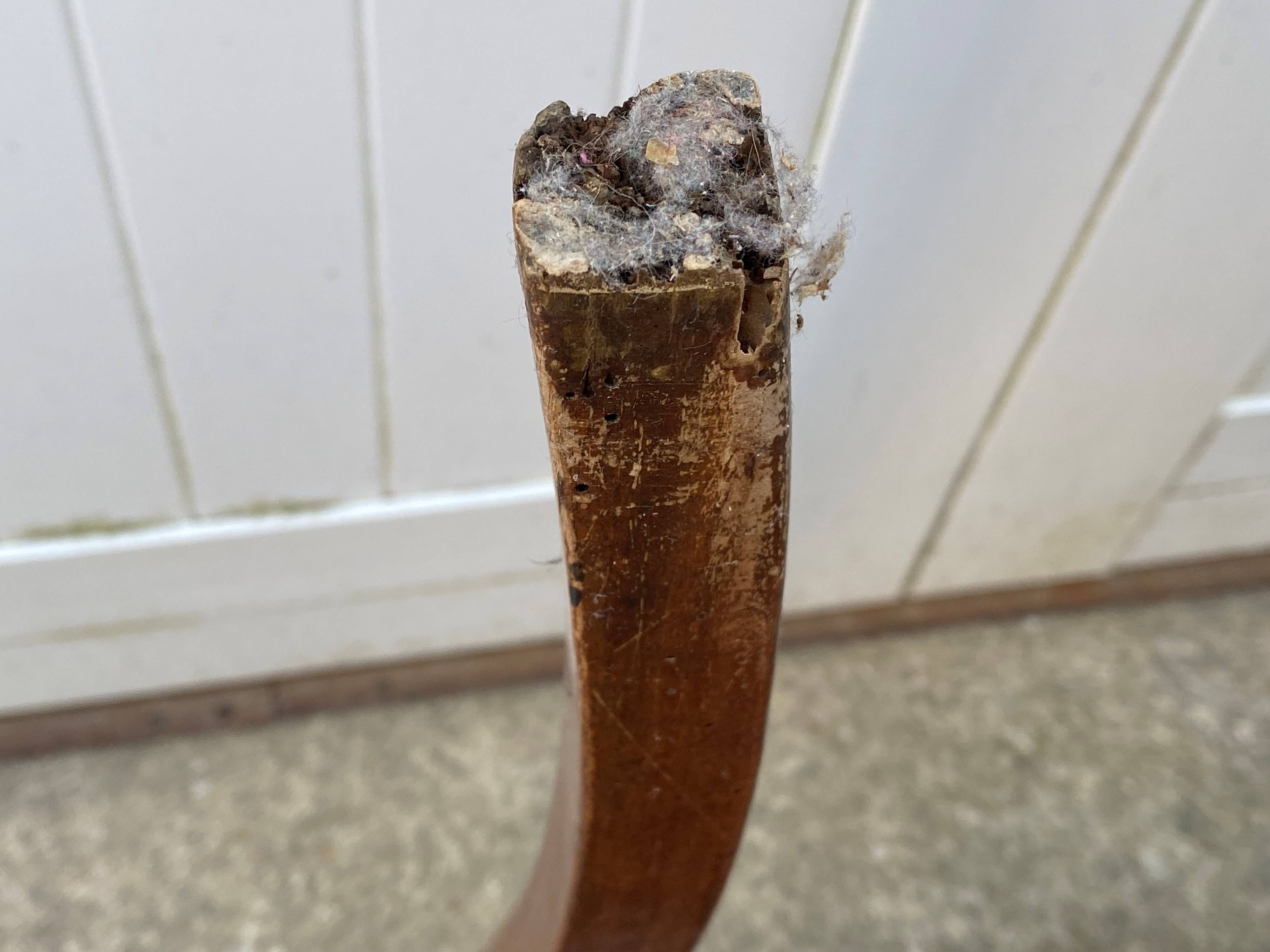 Oak desk with 1 drawer, 65x52cm