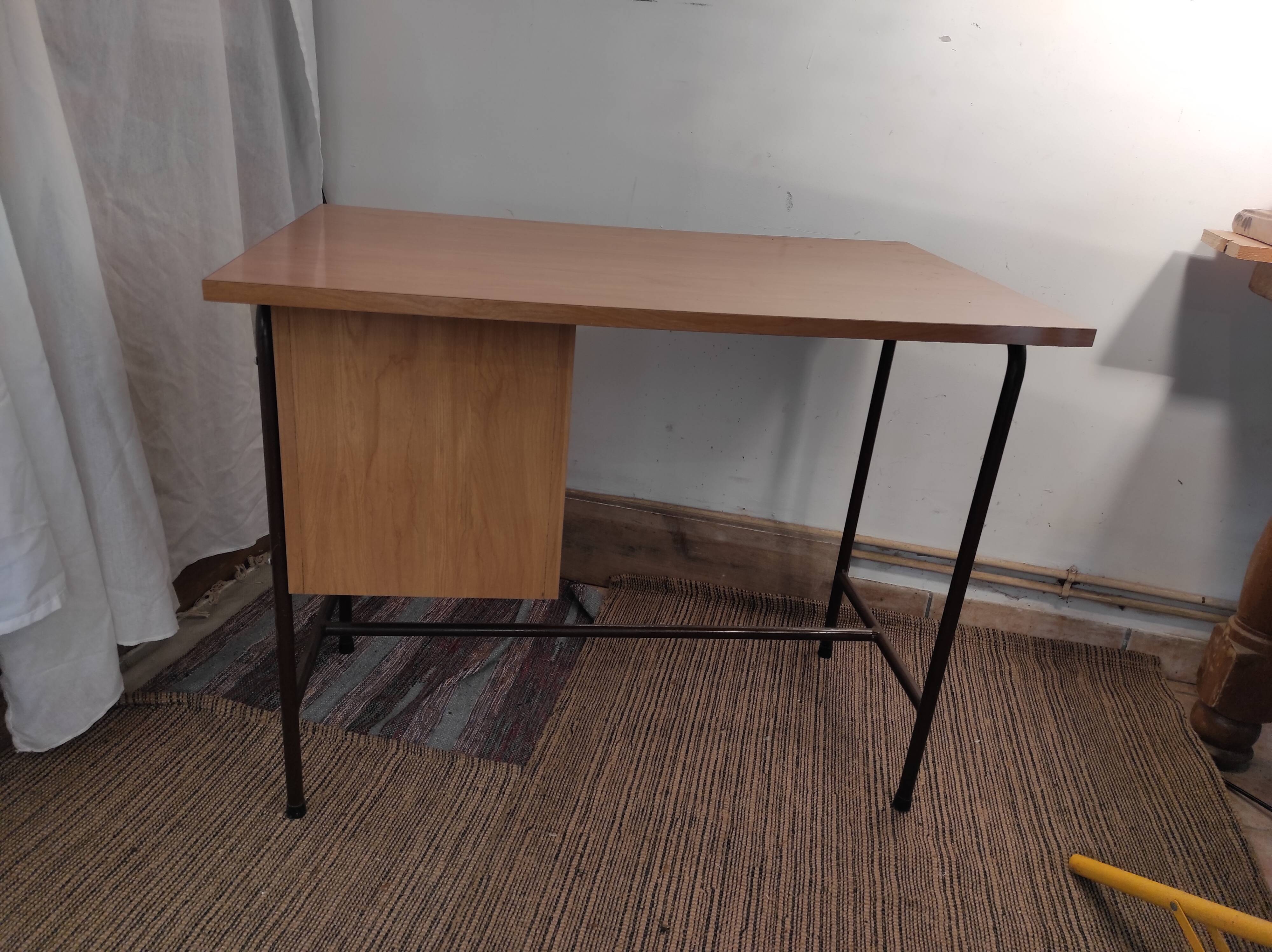 Formica 1960 desk with two drawers