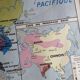 Vintage school map mdi Asia USSR - South America.