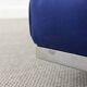 Cassina LC2 3seat Sofa by Charlotte Perriand, Le Corbusier and Pierre Jeanneret in blue fabrics