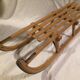 Vintage wooden sledge for 1 to 2 people