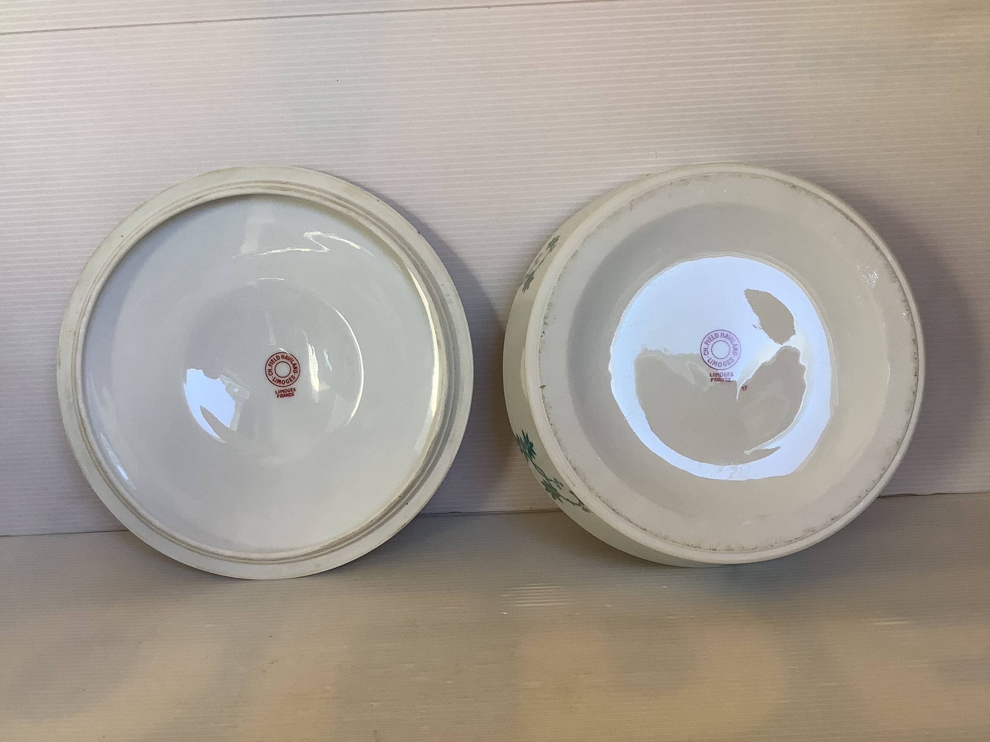 Large candy box Field Haviland France