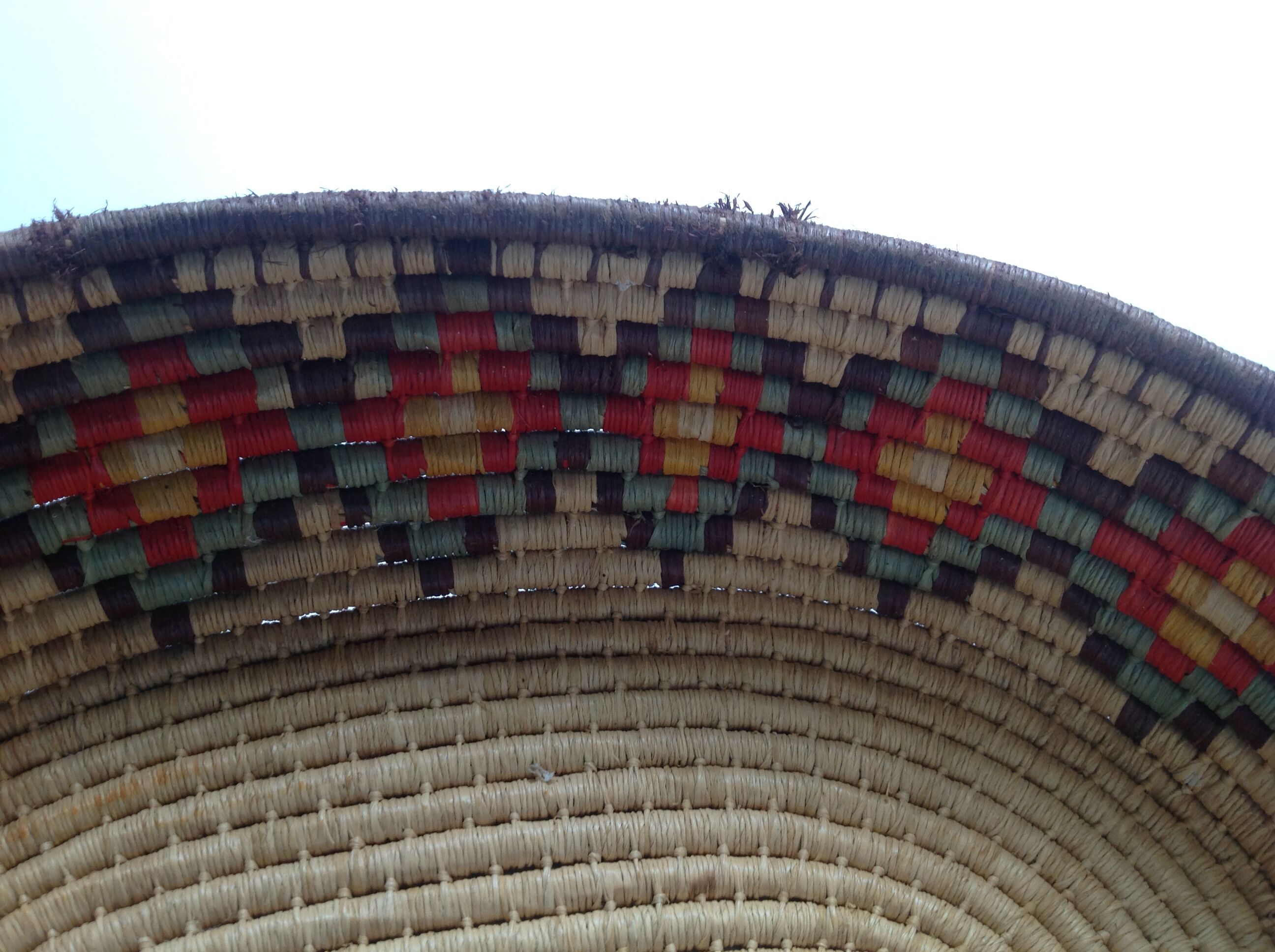 Vintage ethnic basket