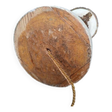 Medicis lamp carved polychrome wood ep 1940