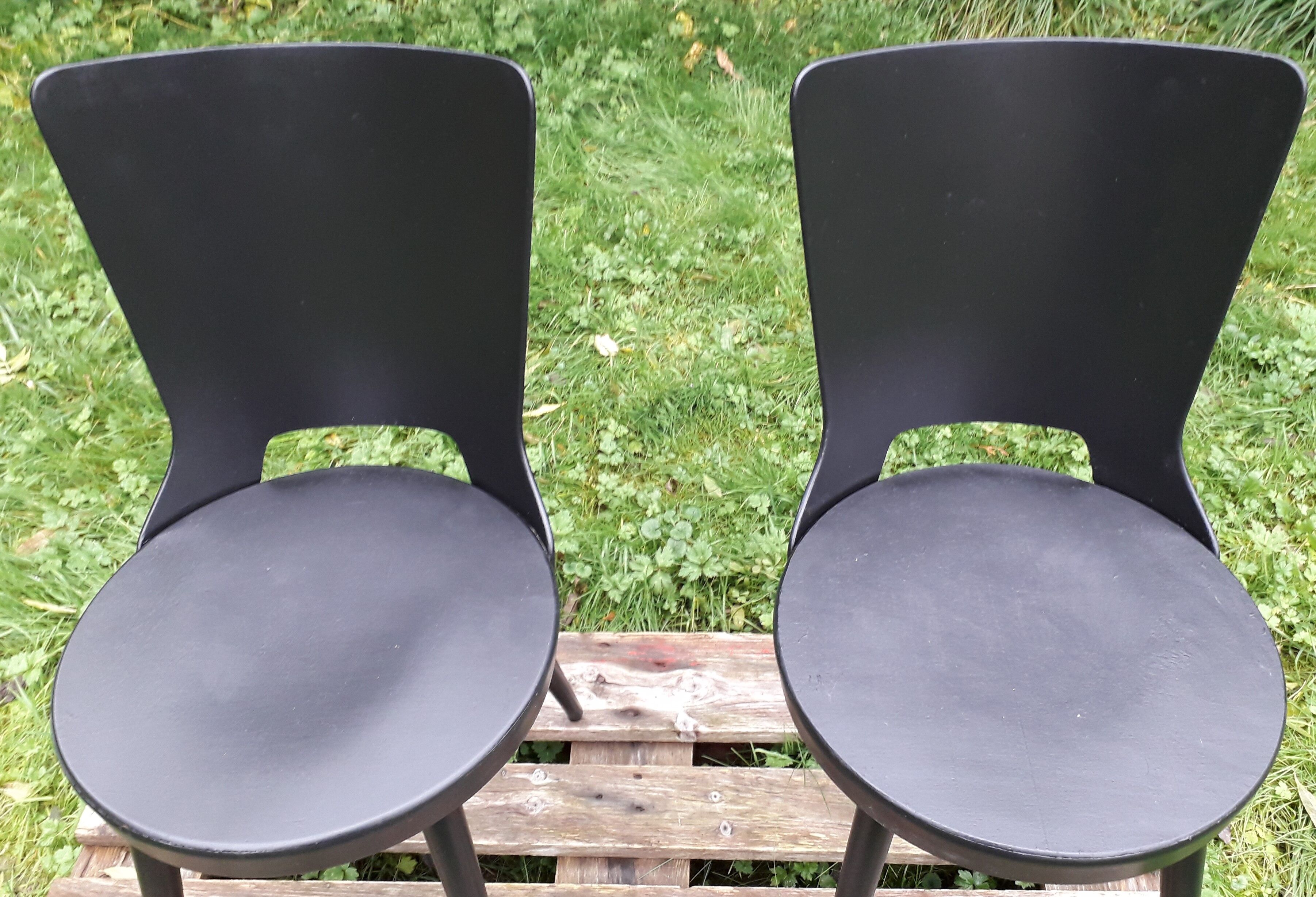 Duo of 2 Baumann chairs