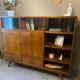 High oak sideboard, 1960s