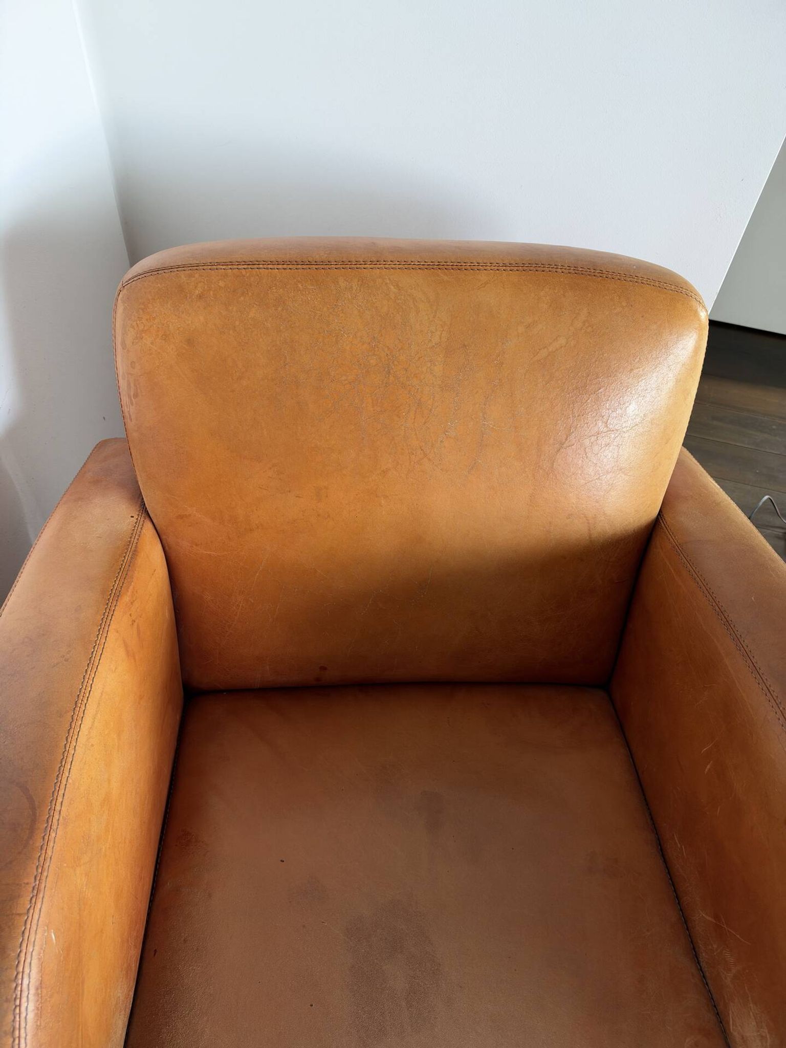 Fauteuil en cuir