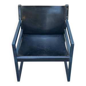 Fauteuil lounge postmoderniste - bleu