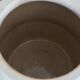 Large old stoneware confit pot