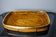 Rattan and brass tray, Italy, 1970