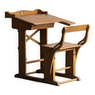 Bureau pour enfants avec tableau, design hollandais