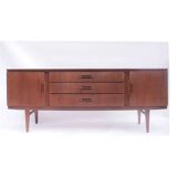 Curved vintage enfilade