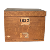 Wooden archive box 1937