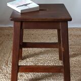 Tabouret campagnard en bois ancien