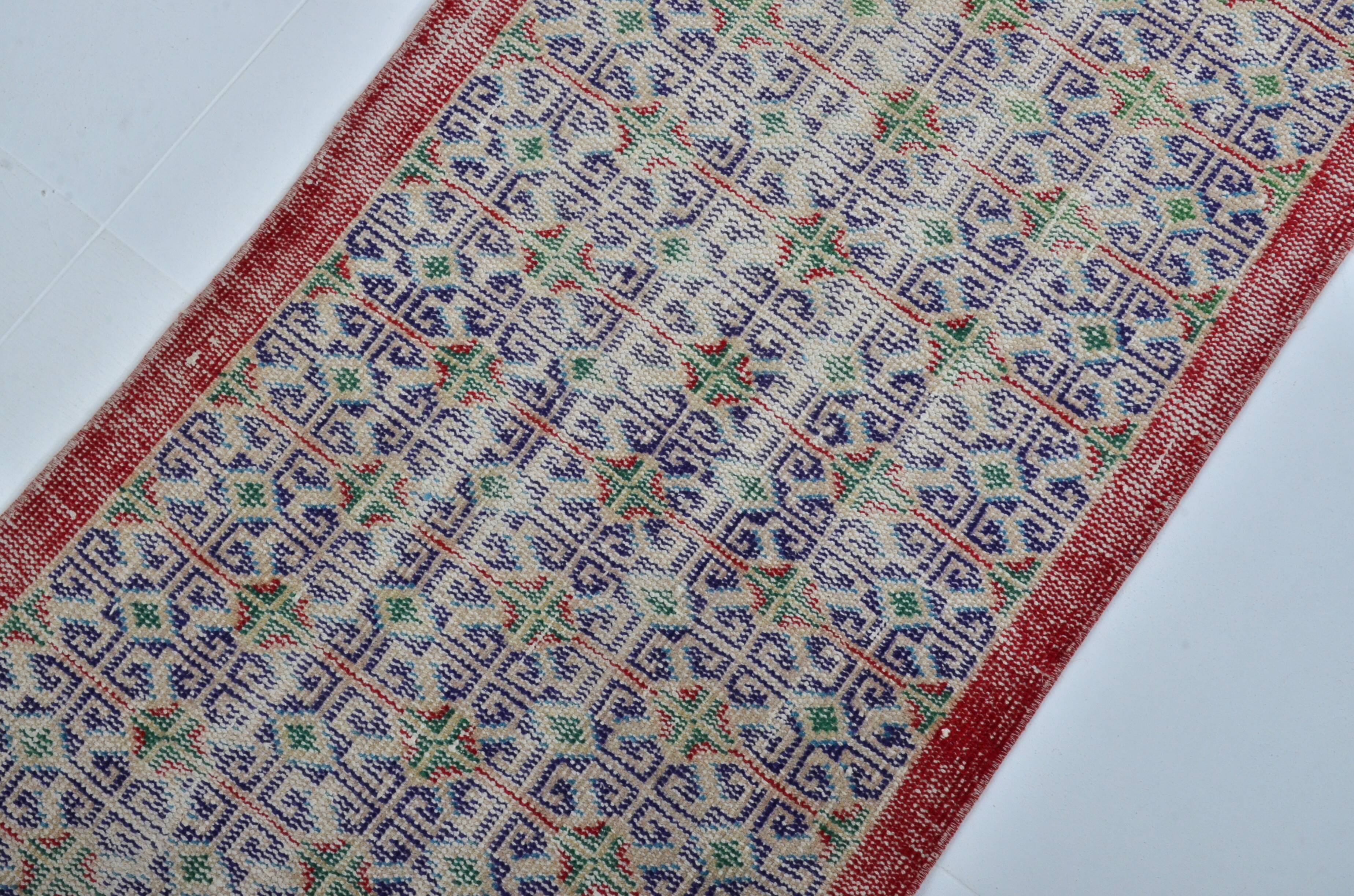 Antique Bohemian Vintage Wool Rug sku 3327