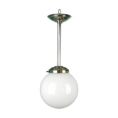 Ball opaline hanging lamp