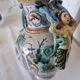 Ancient Spanish pottery amphora, Talavera Niveiro pottery 19th century