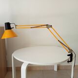 Vintage 1970s mustard yellow architect lamp