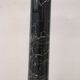 Antique black and white marble column, Italy, late 19th century