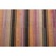 Vintage Turkish Hand-Knotted Wool Cotton Orange Kilim Runner Rug 127x391