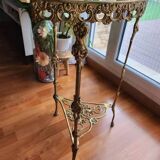 Bronze corner console