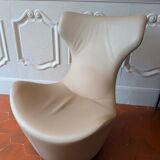 Grande Papilio leather armchair B & B Italia