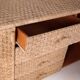 Braided rush sideboard