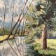 Huile sur panneau vintage