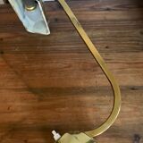 Art Deco brass desk lamp