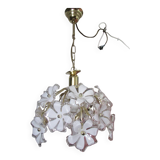 Suspension, vintage chandelier, 18 flowers