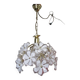 Suspension, lustre vintage , 18 fleurs