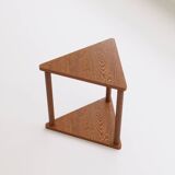 Handmade Triangular Wood Coffee Table