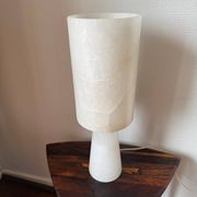 Mid-Century Modernist Spanish Alabaster Table Lamp, 1990s