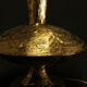 Lamp artisanal gold brutaliste