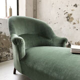 Meridian Napoleon III green velvet