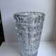 Crystal vase art deco style 60s