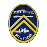 enamelled plate CITROËN ST TROPEZ