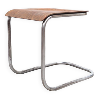 Bauhaus cantilever tubular steel stool by Mart Stam, 1930s