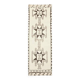 1970s Turkish Hand-Knotted Wool Cotton Beige Runner Rug 112x340