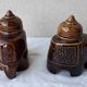 2 pots à thé figurant un éléphant