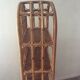 Lot 2 vintage bamboo shelves