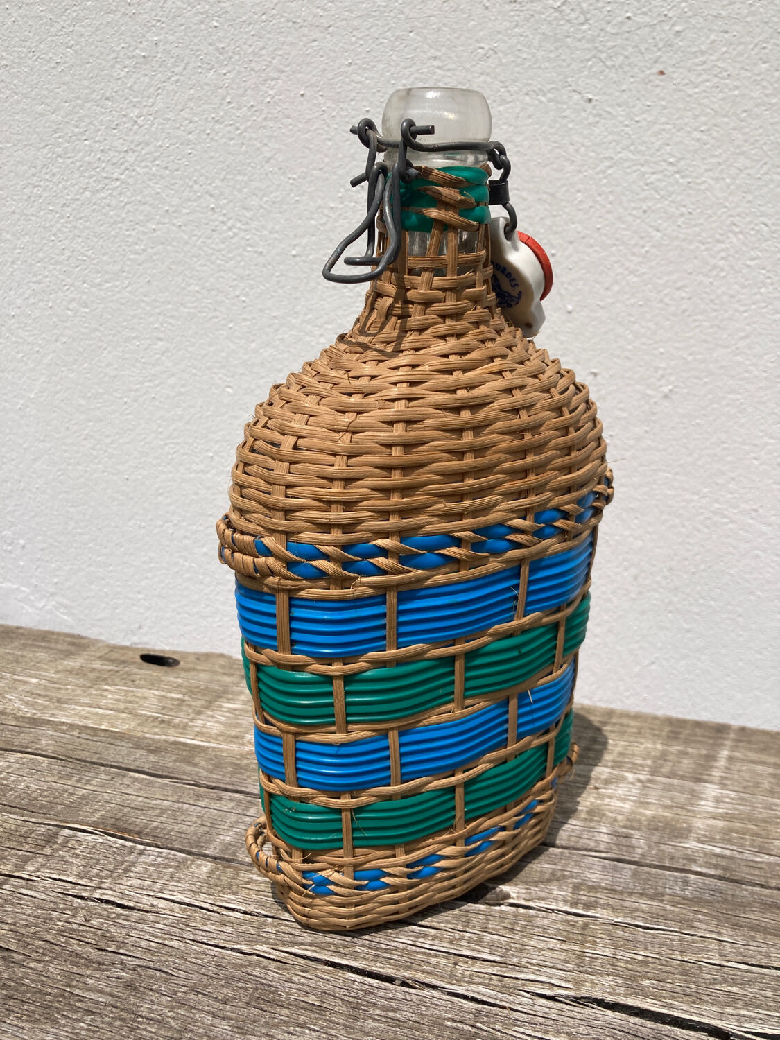 Bottle scoubidou 70 heavy braided rattan