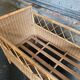 Braided rattan cot