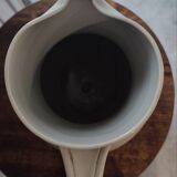 Large glazed stoneware pitcher signed, 1950-60 period