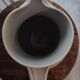 Large glazed stoneware pitcher signed, 1950-60 period