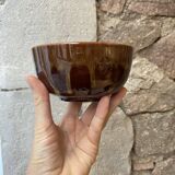 Set of 6 glazed earthenware bowls