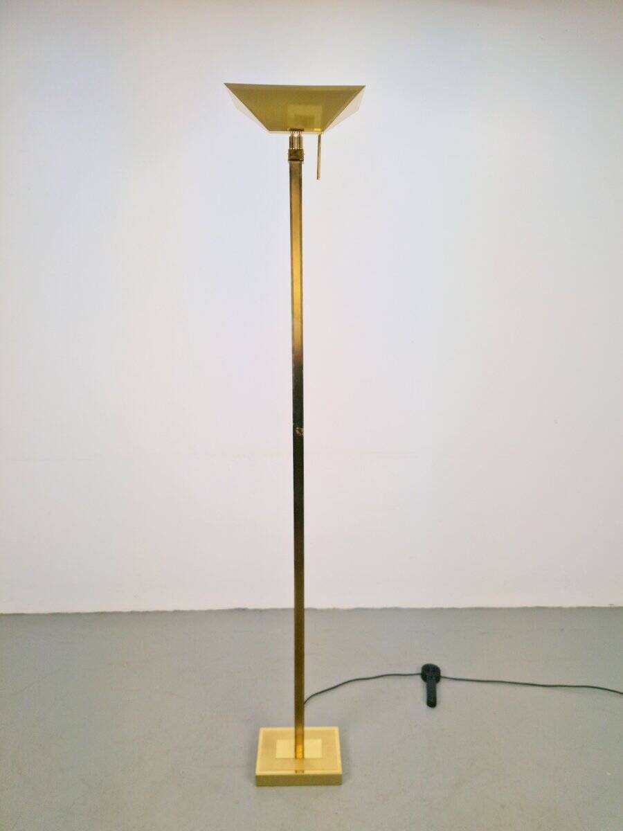 Vintage Brass Floor Lamp from Deknudt, 1970s