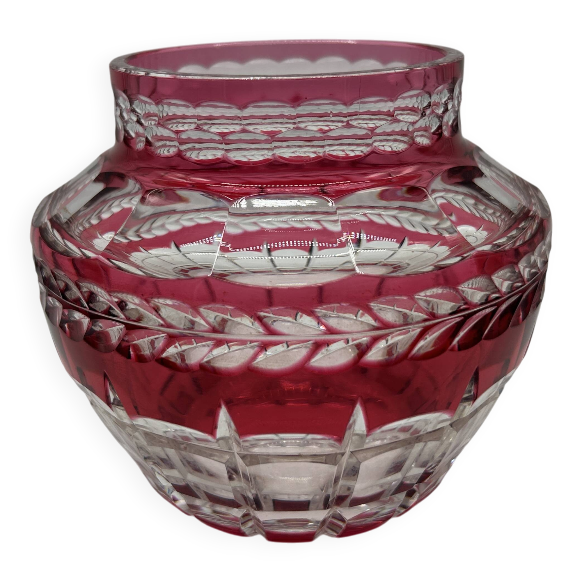 Crystal flower holder from VSL by Joseph SIMON