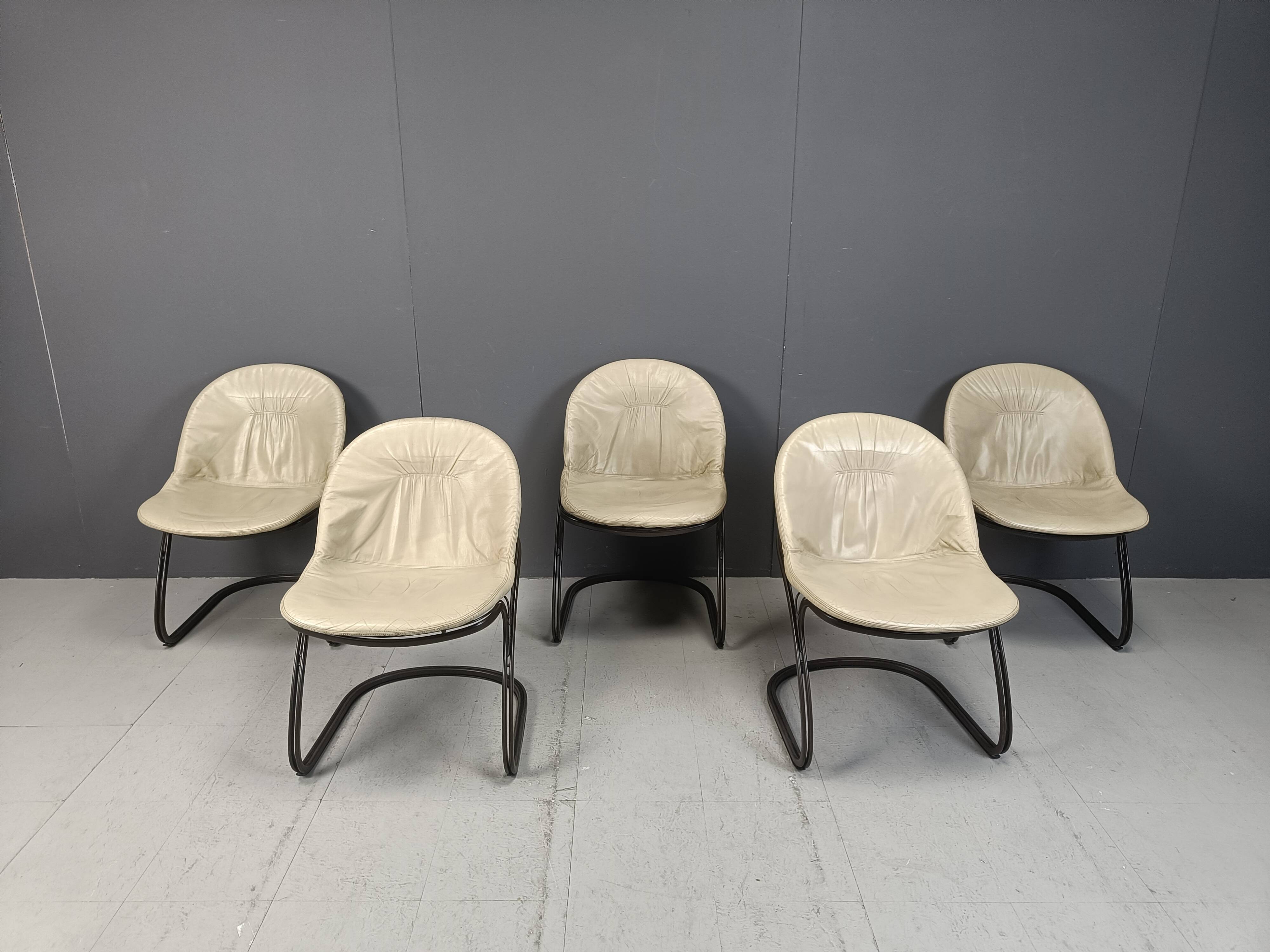 Gastone Rinaldi 'Pascale' Dining chairs, 1970s - set of 5