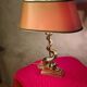 lampe bronze dauphin poseidon angleterre 1910 circa tres bon etat h57x34